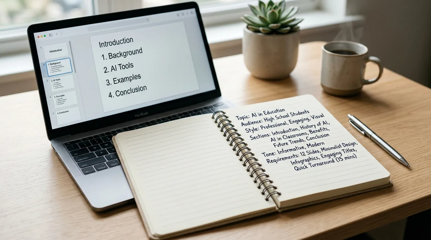 Cách viết brief hiệu quả để AI tạo slide đúng ý nhanh nhất