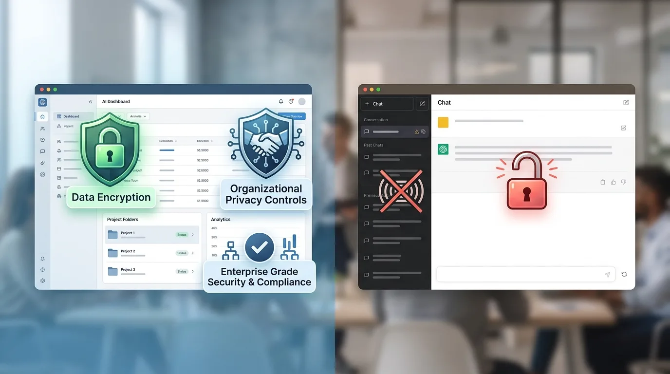 So sánh bảo mật ChatGPT Enterprise và tài khoản cá nhân khi dùng tại doanh nghiệp