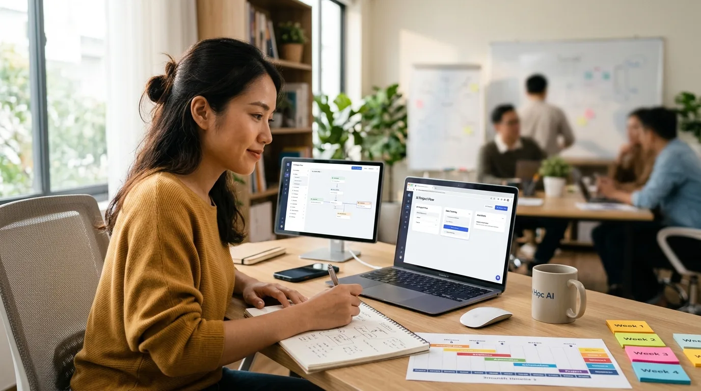 Học AI Bắt Đầu Từ Đâu Khi Không Biết Lập Trình? Lộ Trình 3 Tháng Thực Chiến