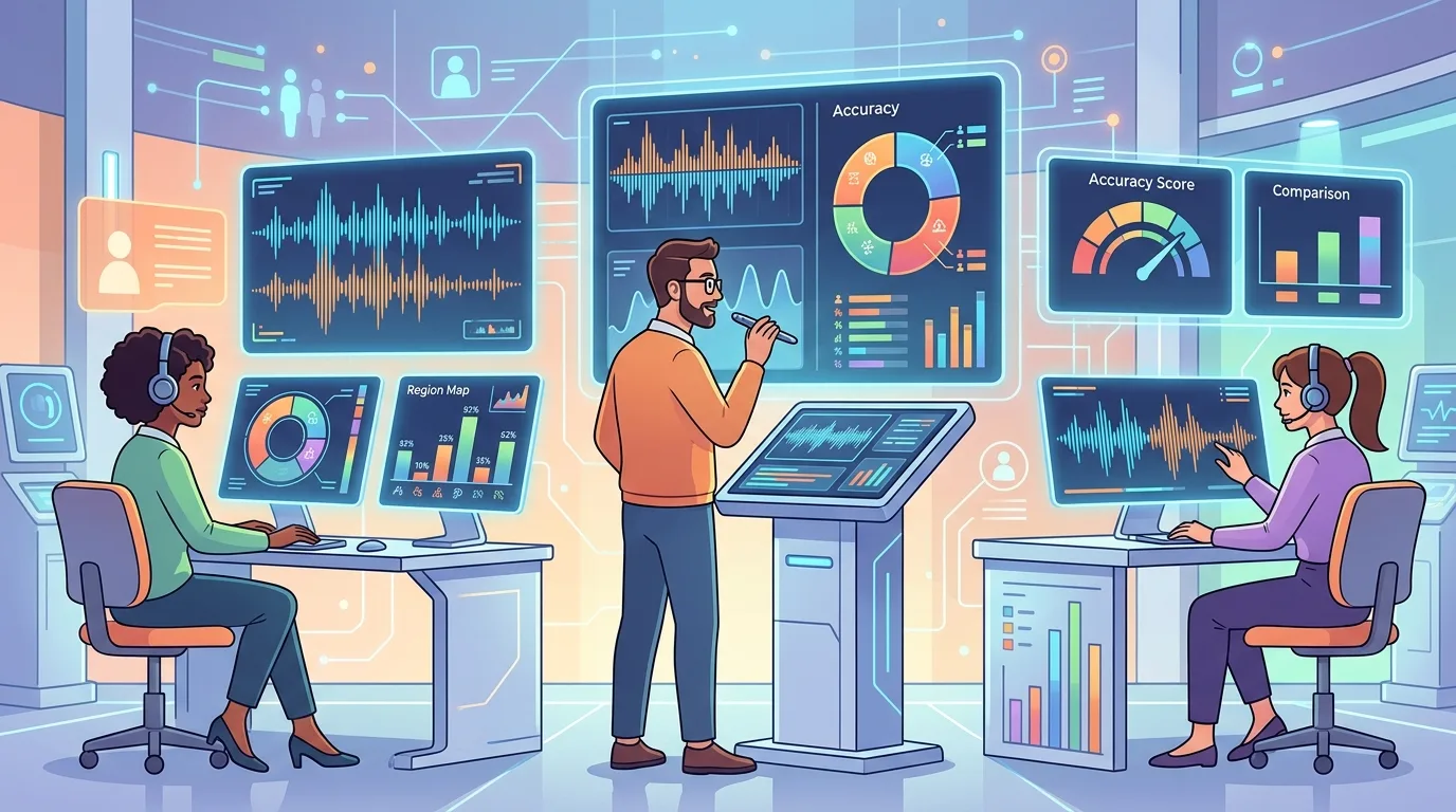 So sánh độ chính xác nhận diện giọng vùng miền của ba công cụ AI tiếng Việt