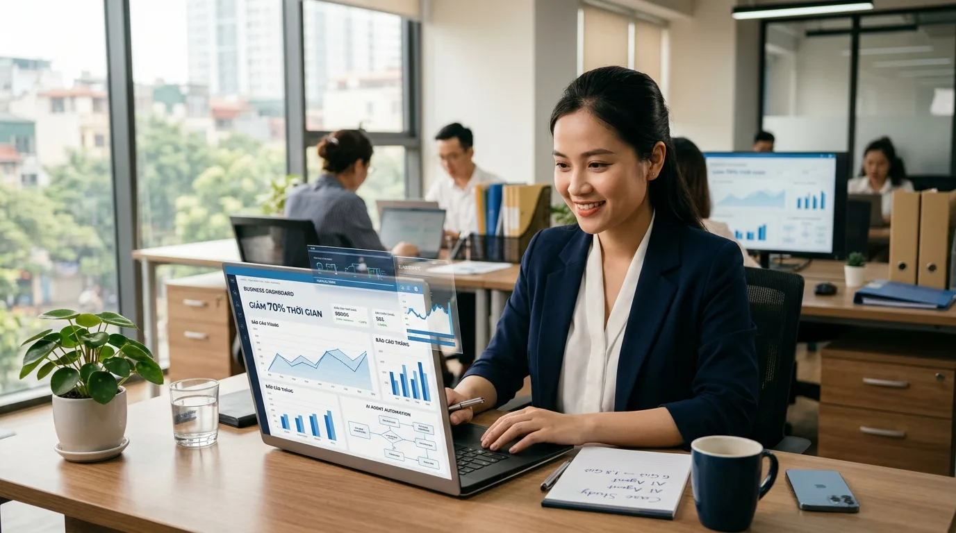 Case Study: Học Viên Kế Toán Giảm 70% Thời Gian Làm Báo Cáo Tháng Nhờ AI Agent