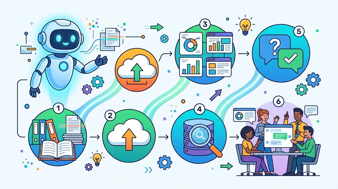 Xây AI Agent Trả Lời Câu Hỏi Nội Bộ Từ Tài Liệu Công Ty: 6 Bước Thực Chiến