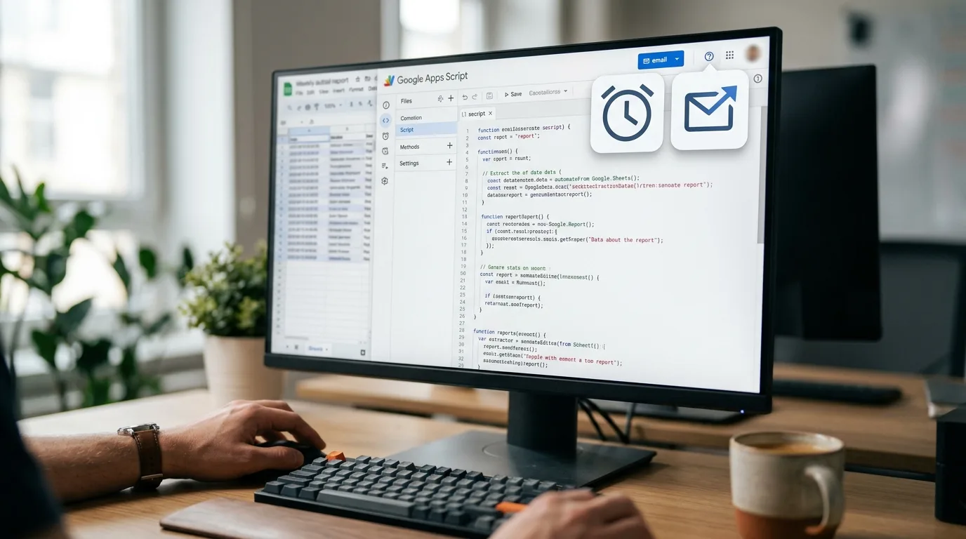 Hướng dẫn thiết lập Google Apps Script tự động hóa báo cáo Google Sheets