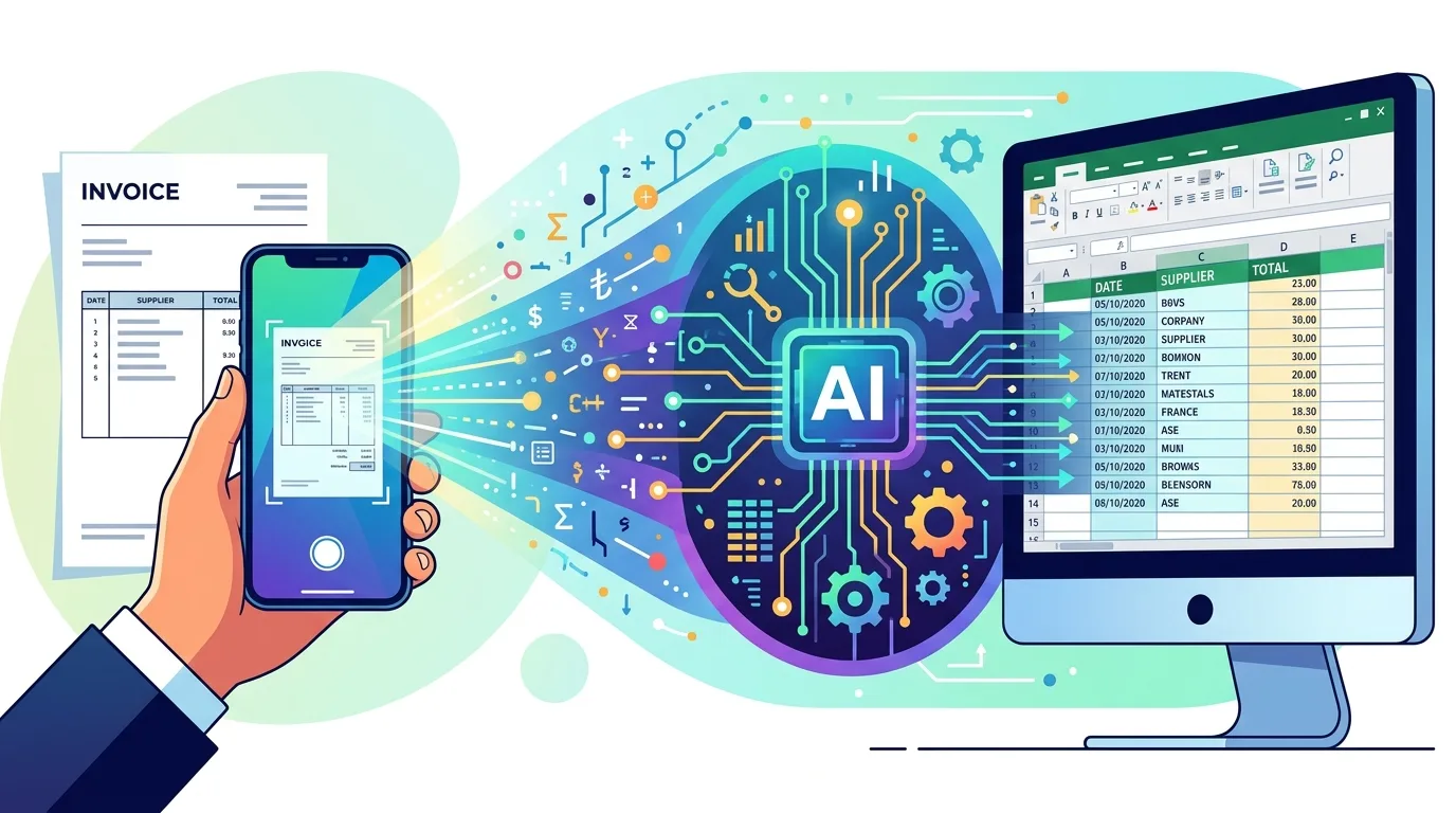 Cách Dùng AI Đọc Hóa Đơn Và Nhập Liệu Tự Động Vào Excel Không Cần Nhập Tay