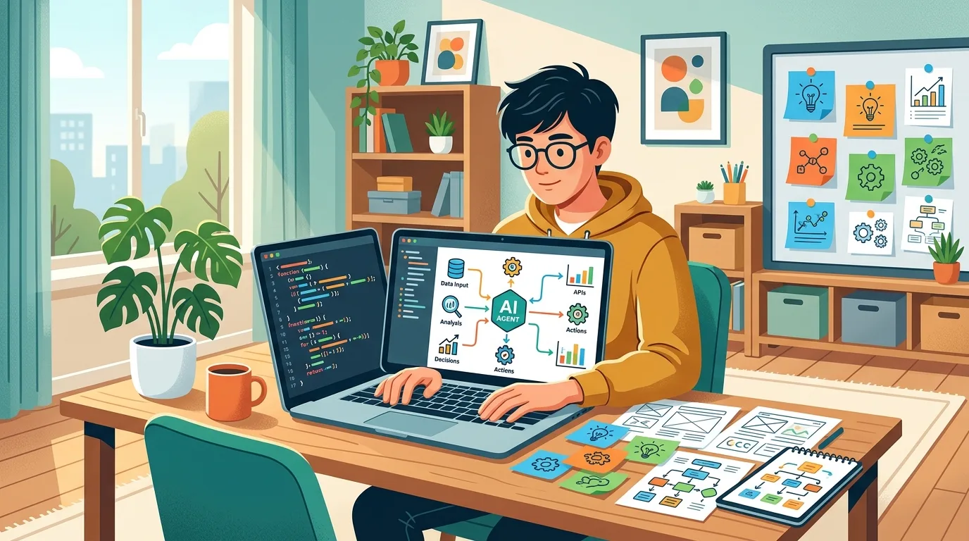 Xây dựng AI agent và portfolio thực chiến sau 3 tháng học AI