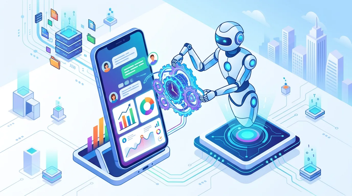 Sơ đồ thiết lập Cron Job trên AI Agent gửi báo cáo KPI tự động qua Zalo