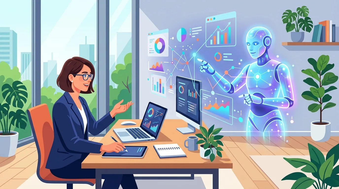 Mô hình hybrid người-AI định hình lại thị trường lao động văn phòng tương lai